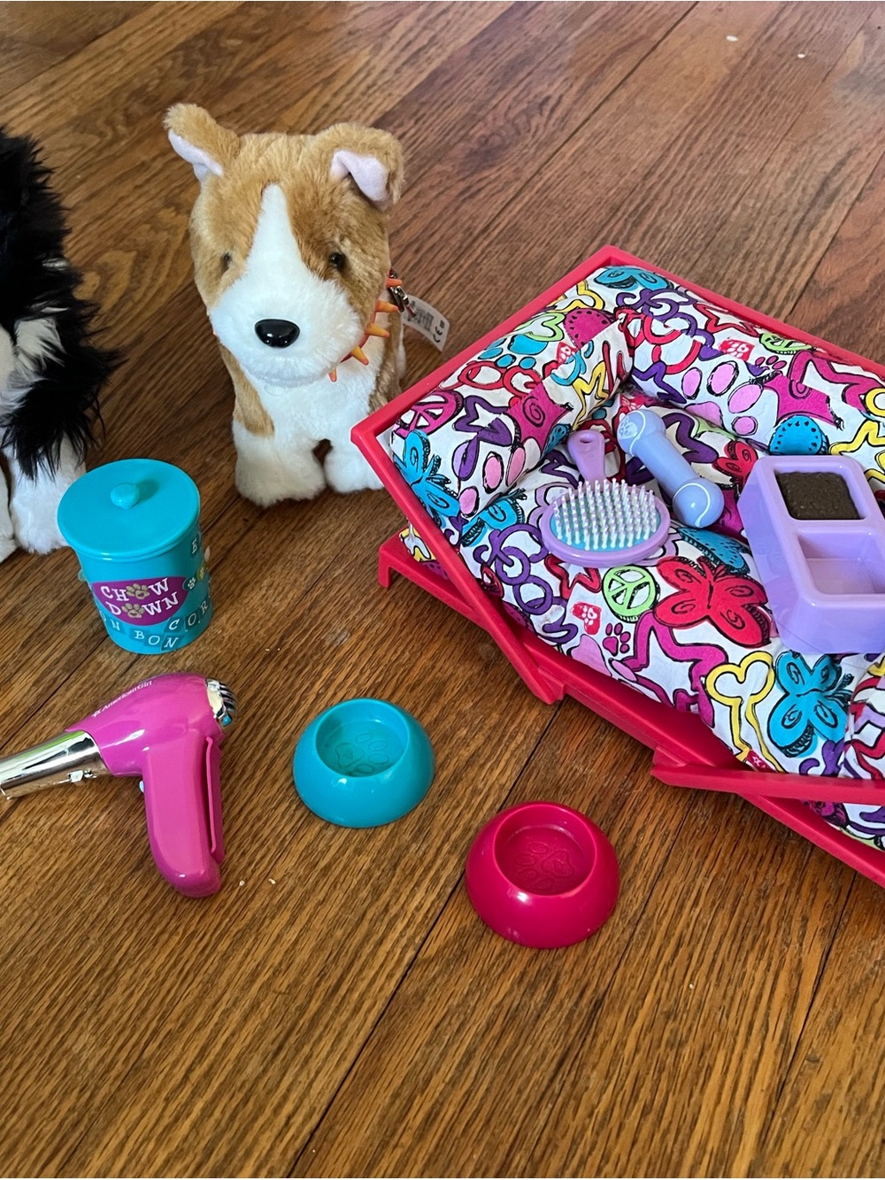RETIRED American Girl Doll dogs and accessories